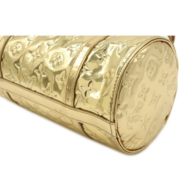 Authentic LOUIS VUITTON Limited Edition Gold Papillon Monogram Shoulder Bag LV - Picture 6 of 13